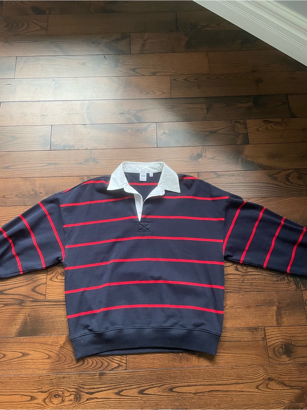 Aritzia TNA Mighty Cotton Lomu Polo Cotton Rugby Shirt